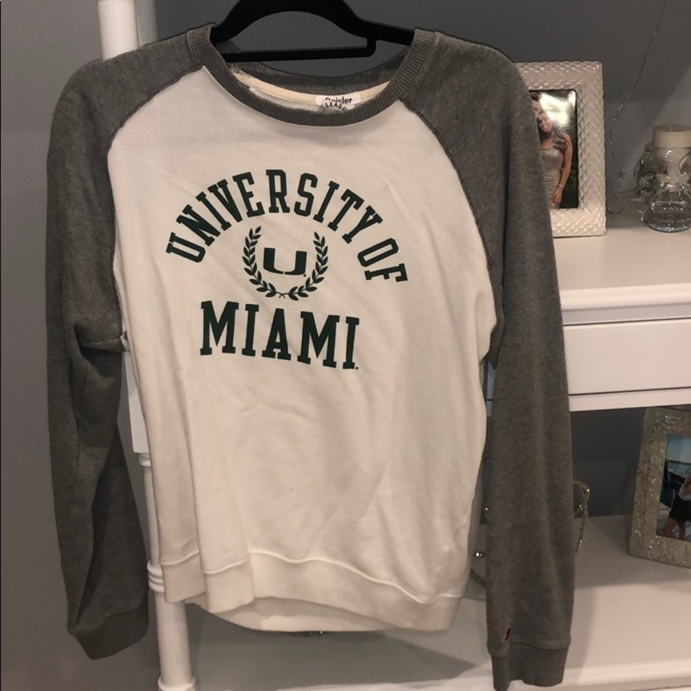 University of Miami league sweatshirt